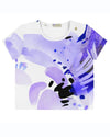 Purple Magpie Crop Tee - The Cool Ppl