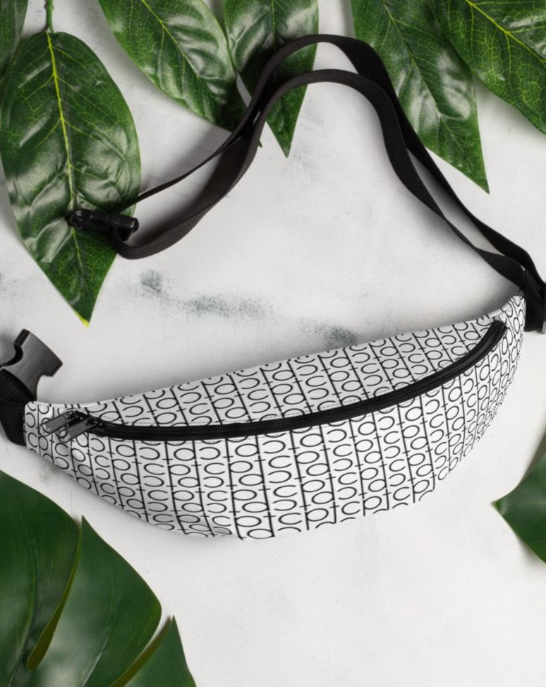 TCP White Pattern Fanny Pack - The Cool Ppl