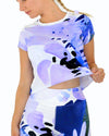 Purple Magpie Crop Tee - The Cool Ppl