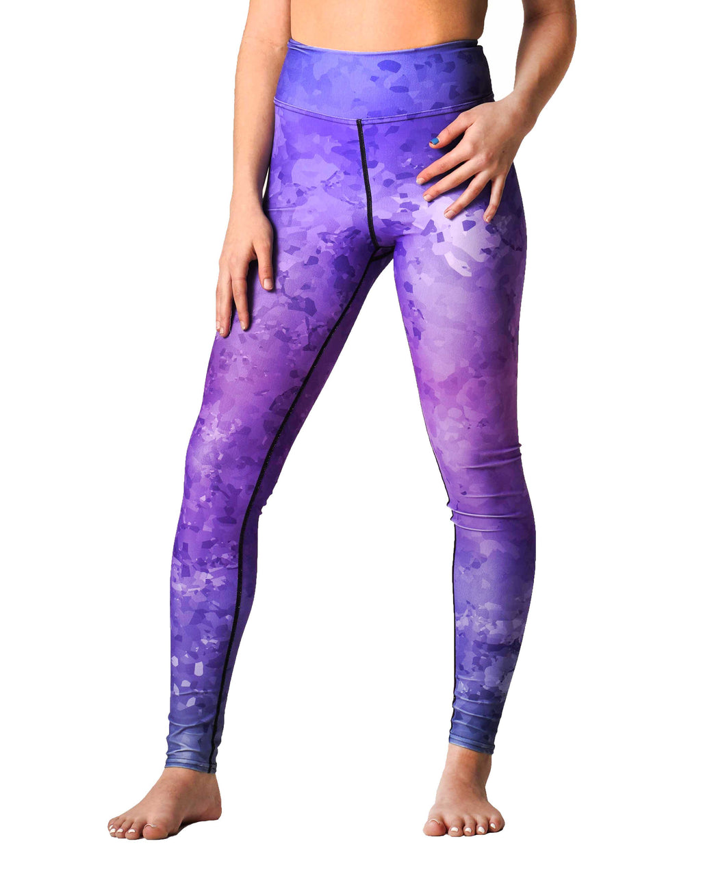 USA Pro Leggings ($31) ❤ liked on Polyvore featuring pants, leggings,  legging pants, purple legg…
