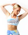 The cool ppl Stacy sports bra from our retro collection inspired by saved by the bell.