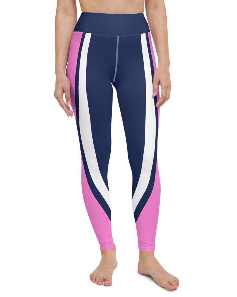 The Cool Ppl pink activewear high waisted women's  leggings